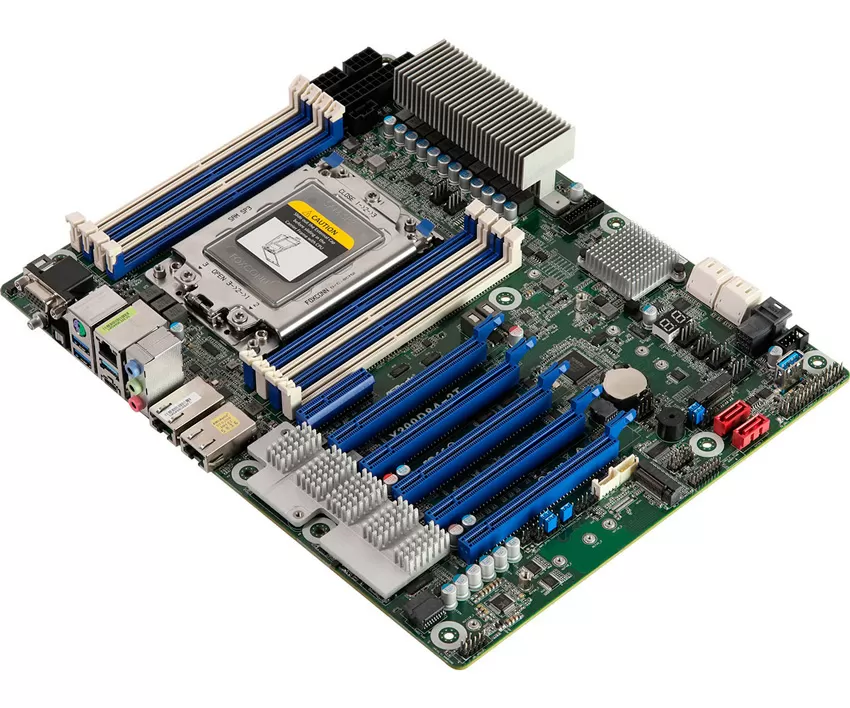 Server motherboard for desktop CPU