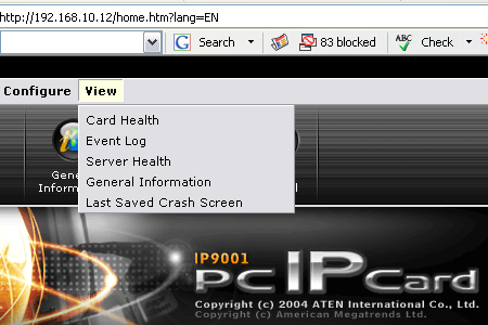 Доступ к Altusen IP9001 из браузера