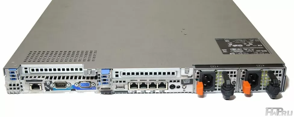 Dell PowerEdge R610 server - view back 