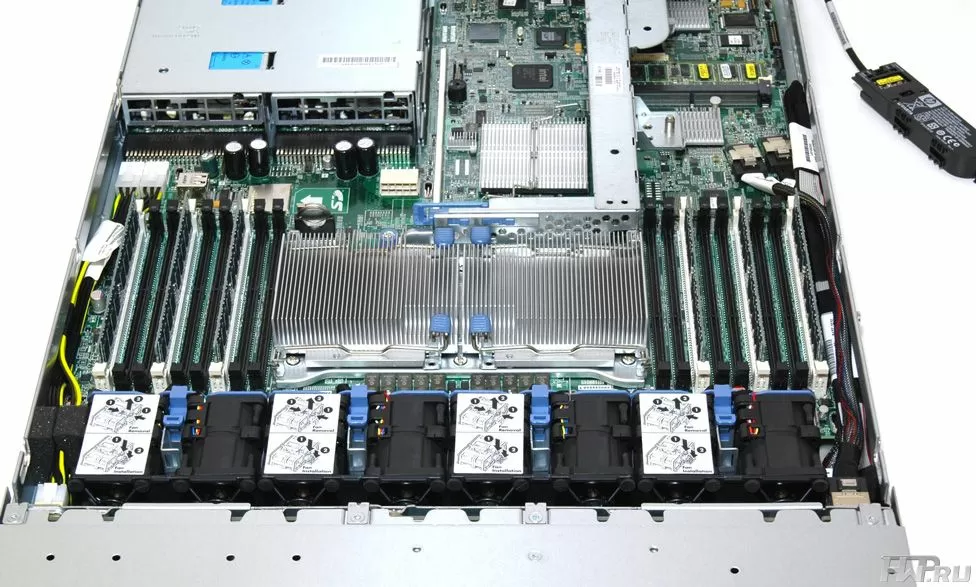 HP server interior ProLiant DL360 G6 