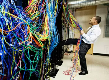 Putting the cables in order in the server room. Where to start and what will be required